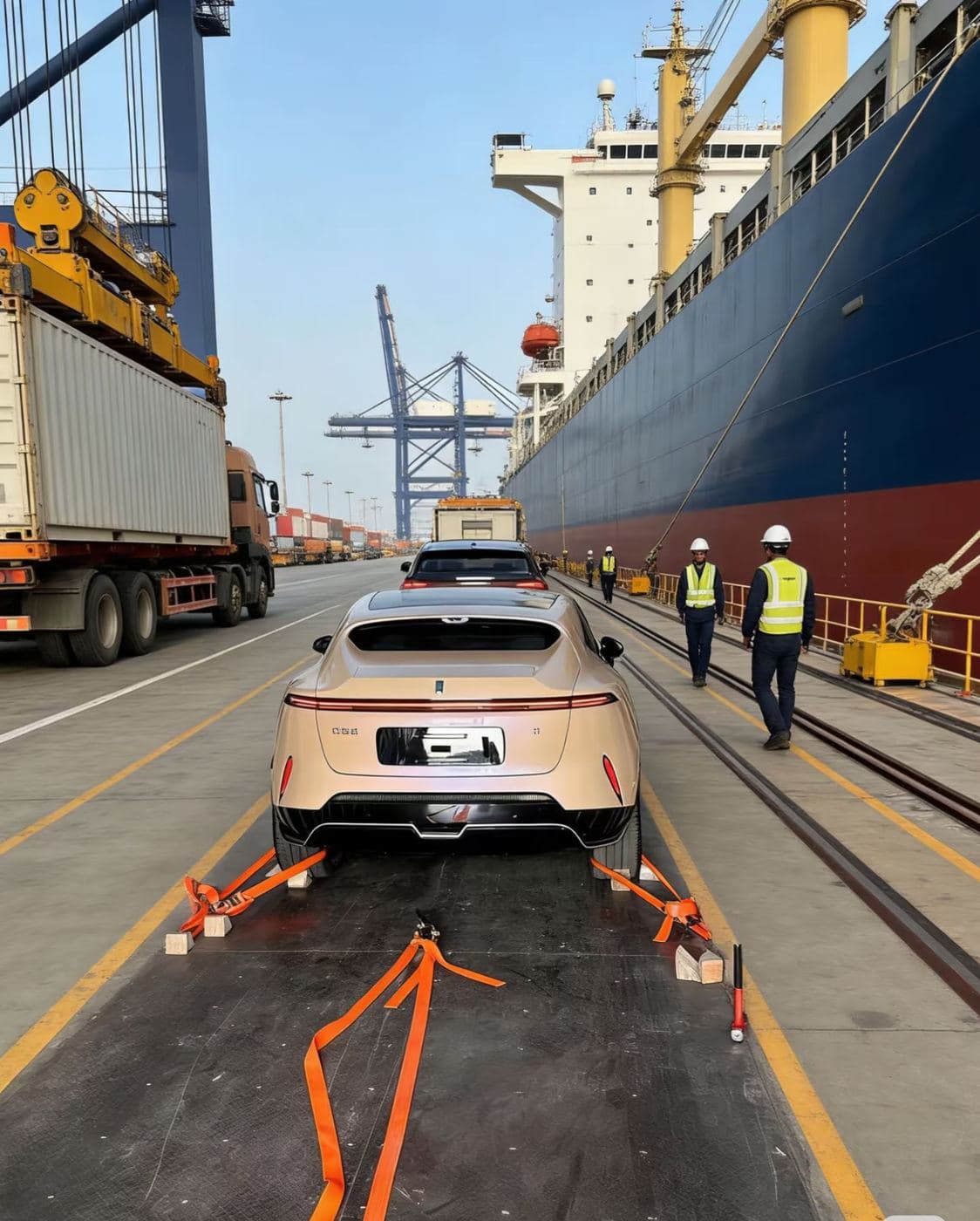 Quayside loading